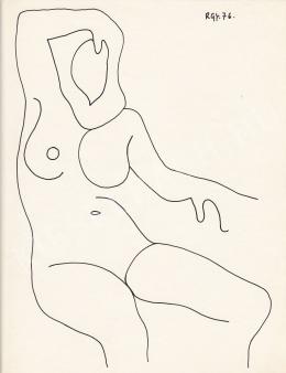  Rózsahegyi, György - Sitting Nude 
